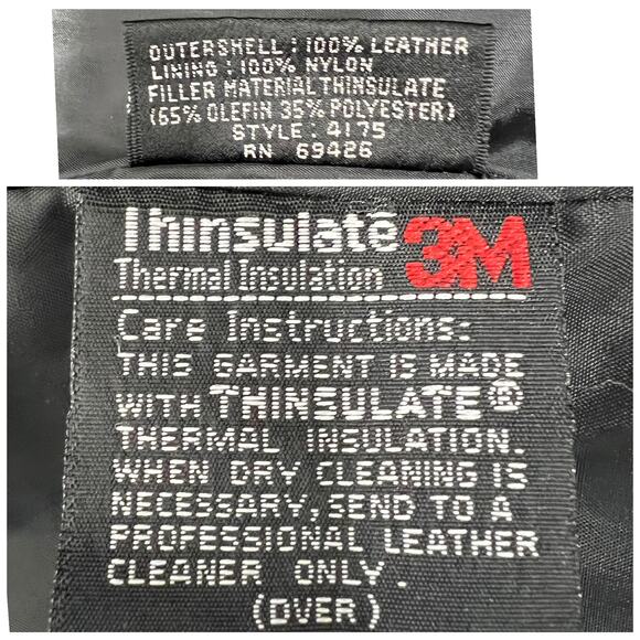 Wilsons Leather Long Trench Coat Jacket Mens Medium Black VTG Lace Suede Lined - Picture 8 of 16